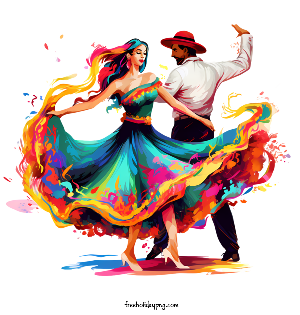 Transparent Mexico Independence Day Mexico Independence Day dance couple for Mexican Independence Day for Mexico Independence Day