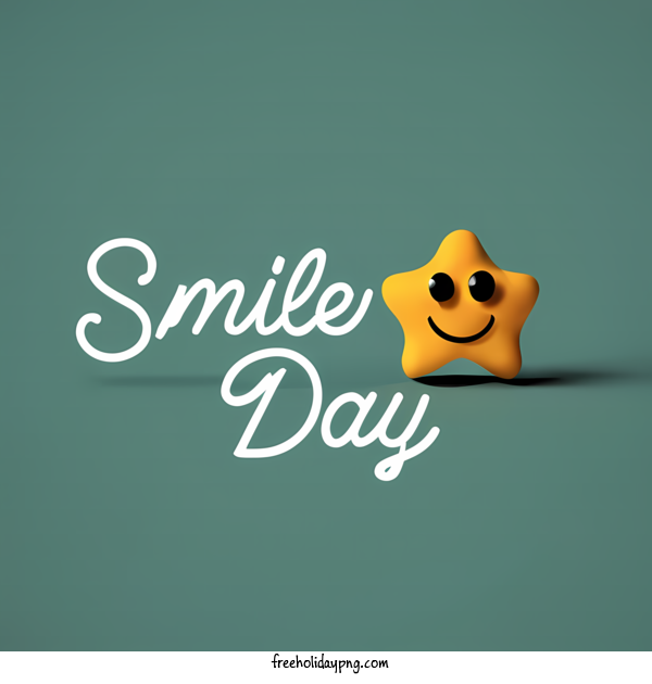 Transparent World Smile Day World Smile Day smiley star for Smile Day for World Smile Day