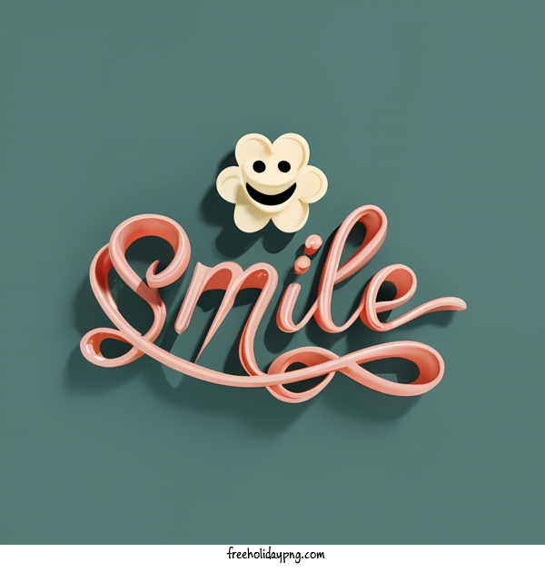 Transparent World Smile Day World Smile Day smile lettering for Smile Day for World Smile Day