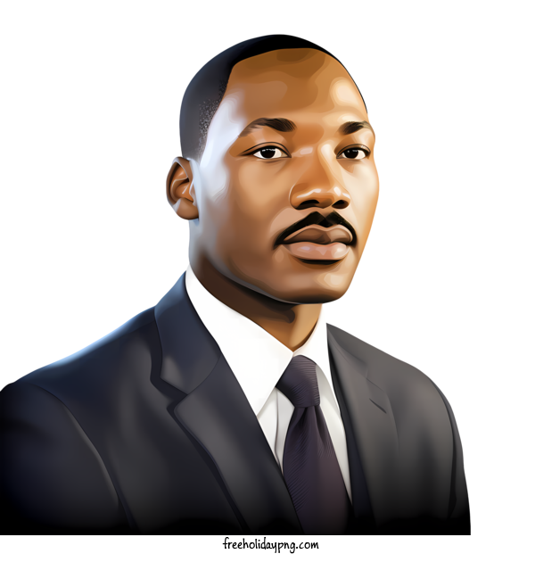 Transparent Martin Luther King Jr. Day MLK Day black suit for MLK Day for Martin Luther King Jr Day