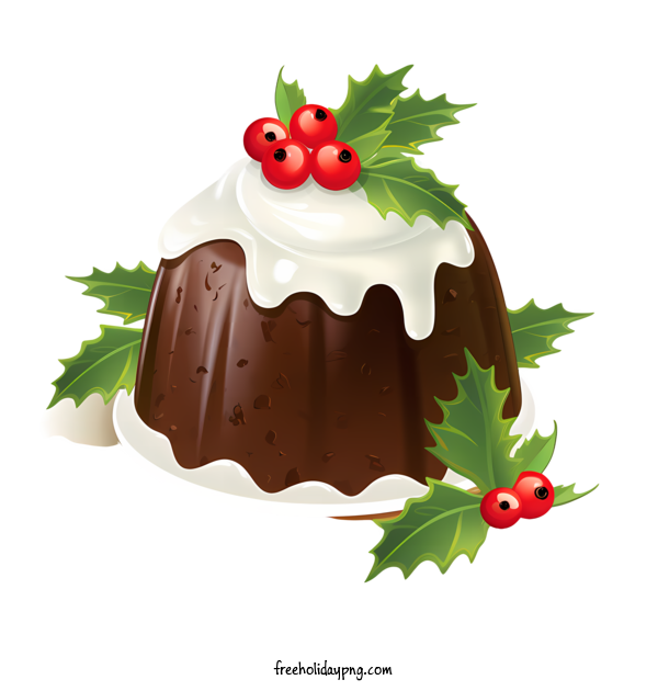 Transparent Christmas Christmas Pudding chocolate dessert for Christmas Pudding for Christmas