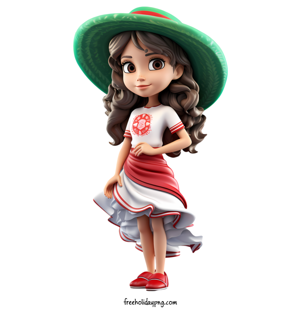 Transparent Mexico Independence Day Mexican Independence Day girl dress for Mexican Independence Day for Mexico Independence Day