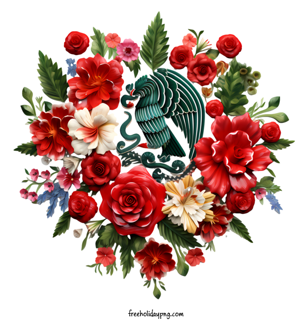 Transparent Mexico Independence Day Mexico Independence Day flowers hearts for Mexican Independence Day for Mexico Independence Day