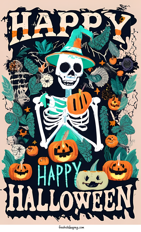 Transparent Halloween Happy Halloween happy halloween skull for Happy Halloween for Halloween