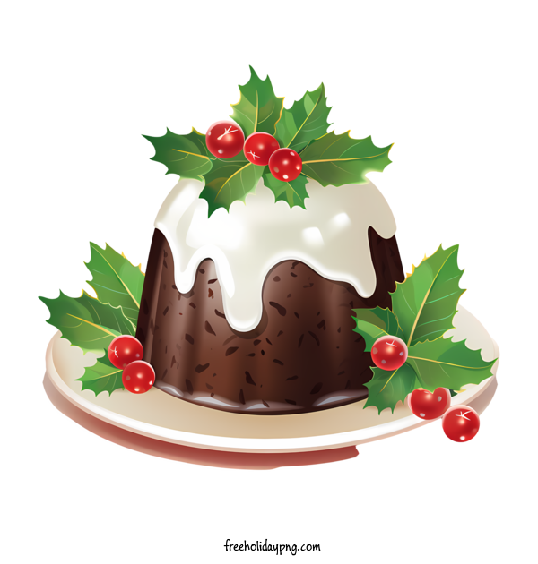 Transparent Christmas Christmas Pudding dessert chocolate for Christmas Pudding for Christmas