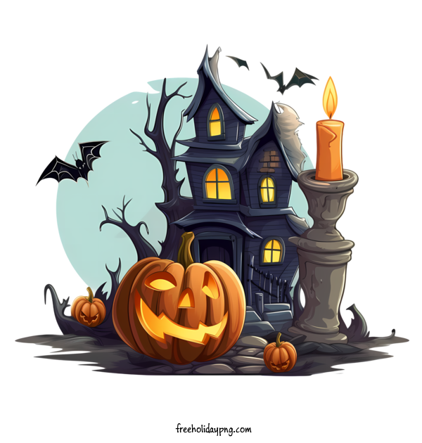 Transparent Halloween Halloween haunted house Halloween Creepy house for Halloween haunted house for Halloween