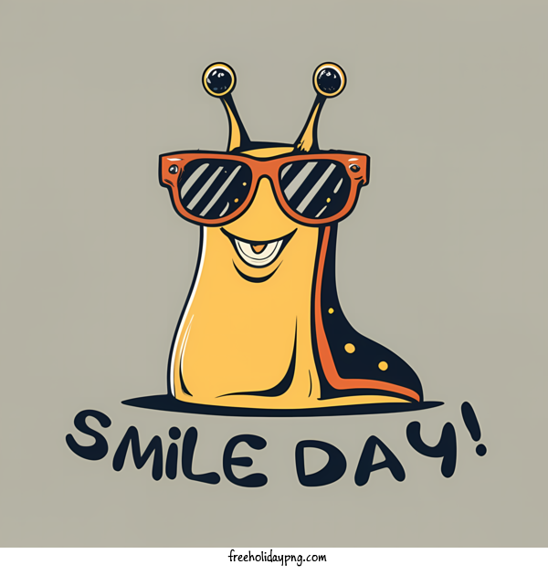 Transparent World Smile Day World Smile Day slug snail for Smile Day for World Smile Day