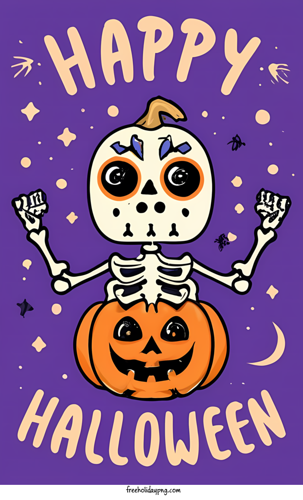 Transparent Halloween Happy Halloween happy halloween skeleton for Happy Halloween for Halloween