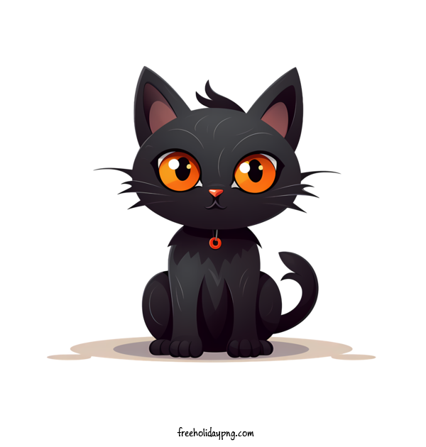 Transparent Halloween Halloween Black Cat cute black for Halloween Black Cat for Halloween