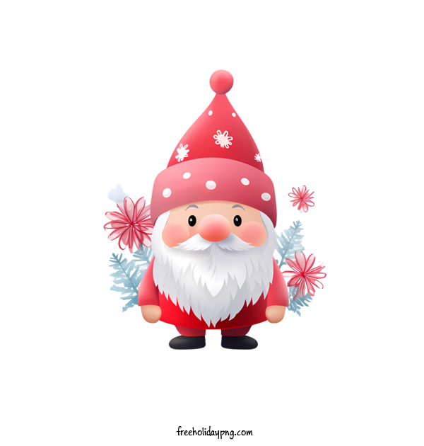 Transparent Christmas Christmas Gnome Santa Claus snow for Christmas Gnome for Christmas