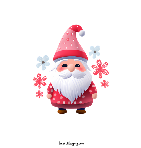 Transparent Christmas Christmas Gnome Cartoon Winter for Christmas Gnome for Christmas