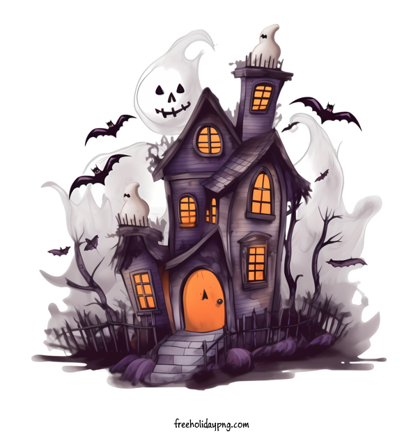 Transparent Halloween Halloween haunted house haunted house spooky for Halloween haunted house for Halloween
