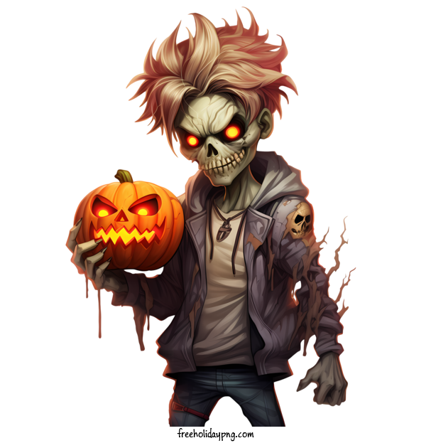 Transparent Halloween Vampire and pumpkin zombie halloween for Vampire and pumpkin for Halloween