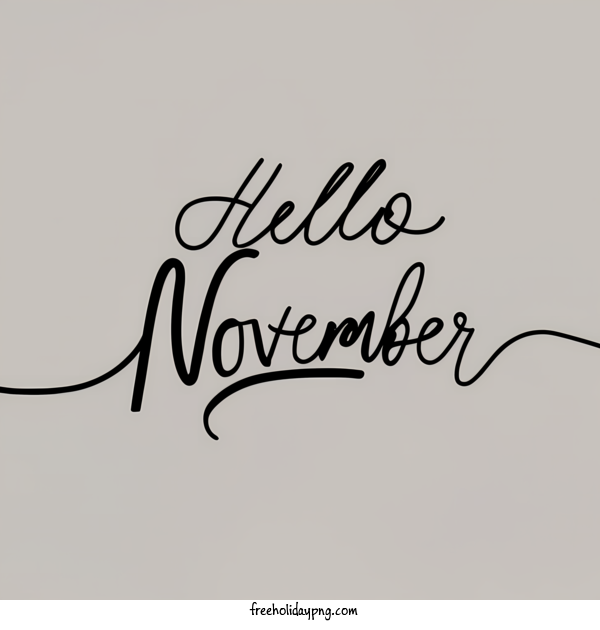 Transparent November Hello November november december for Hello November for November