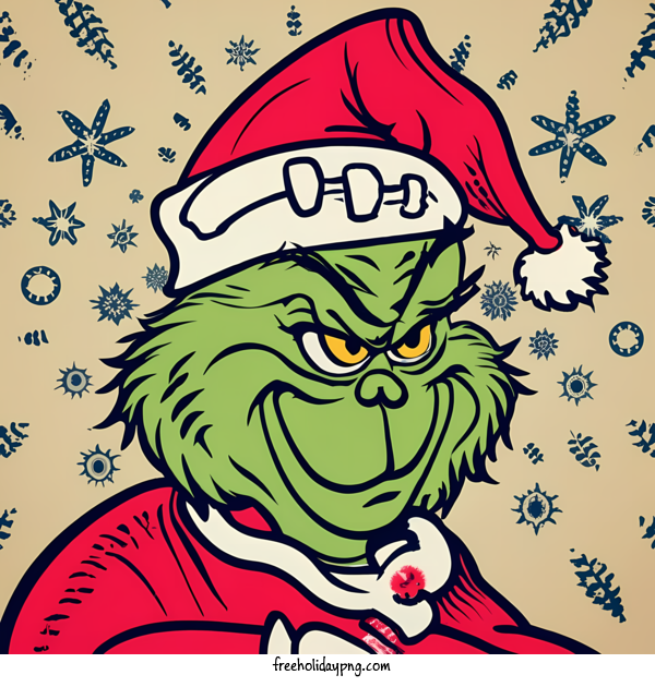 Transparent Christmas Christmas Grinch grin santa claus for Christmas Grinch for Christmas