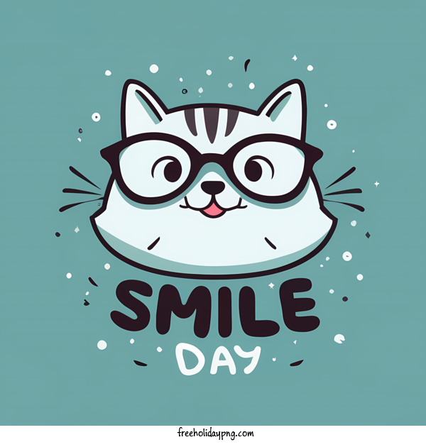 Transparent World Smile Day World Smile Day Smile Cat for Smile Day for World Smile Day