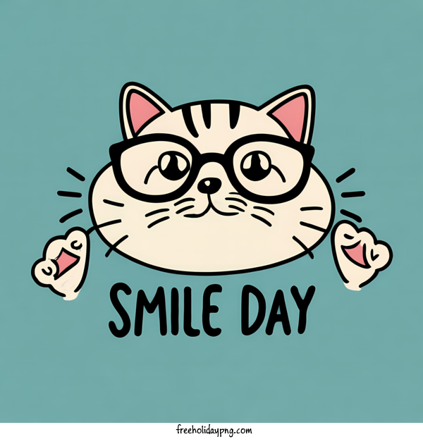 Transparent World Smile Day World Smile Day smile cat for Smile Day for World Smile Day