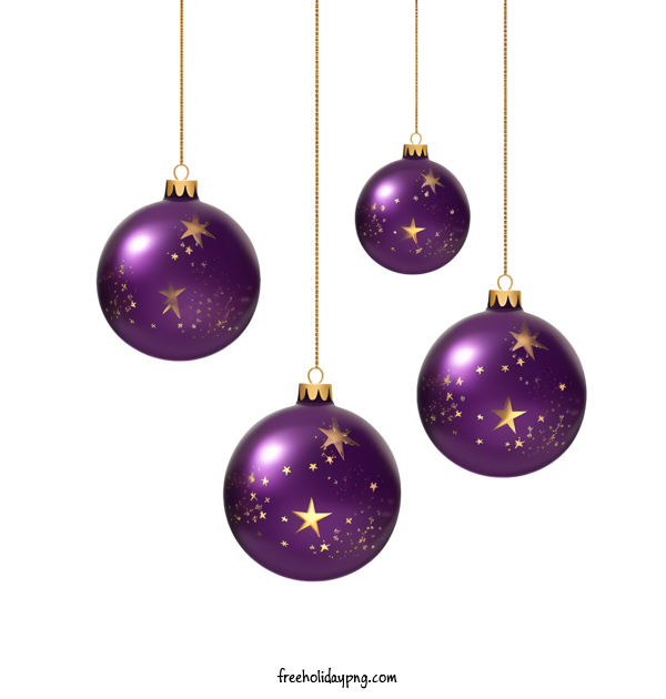 Transparent Christmas Christmas ball purple hanging for Christmas ball for Christmas