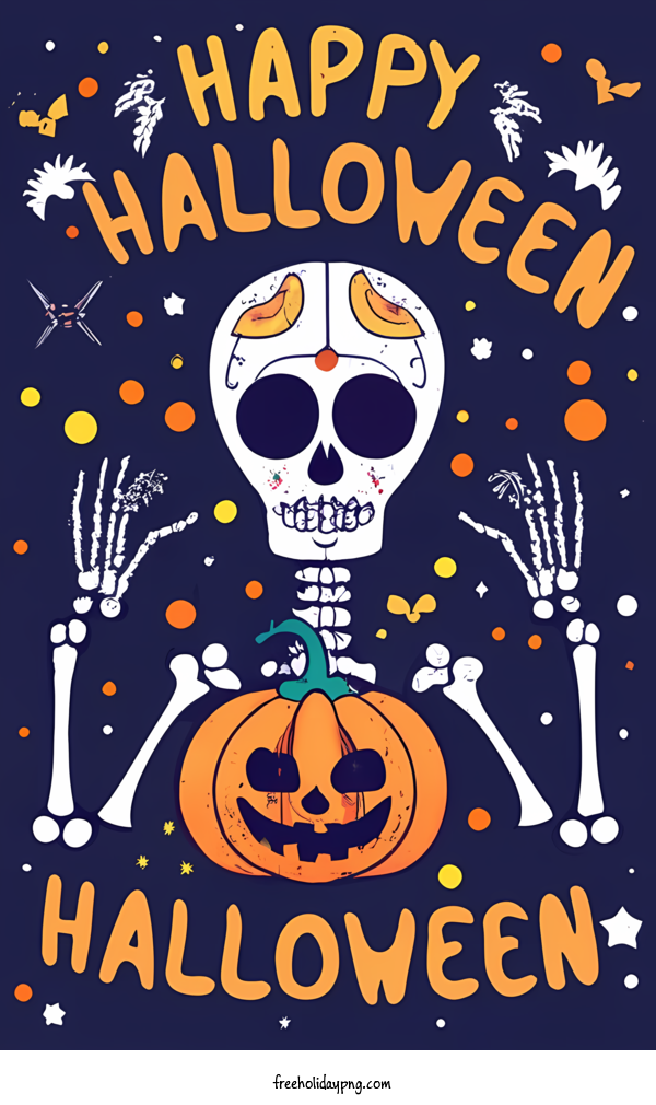 Transparent Halloween Happy Halloween happy halloween skeleton for Happy Halloween for Halloween