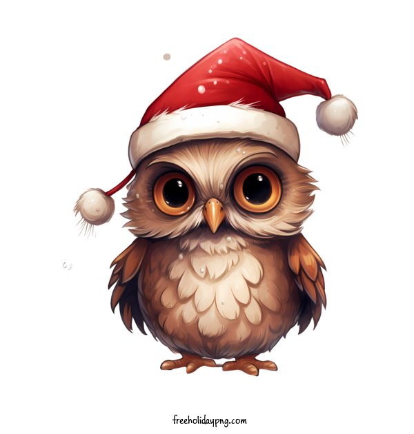 Transparent Christmas Christmas owl owl cartoon for Christmas owl for Christmas