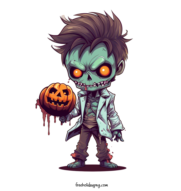 Transparent Halloween Vampire and pumpkin zombie monster for Vampire and pumpkin for Halloween