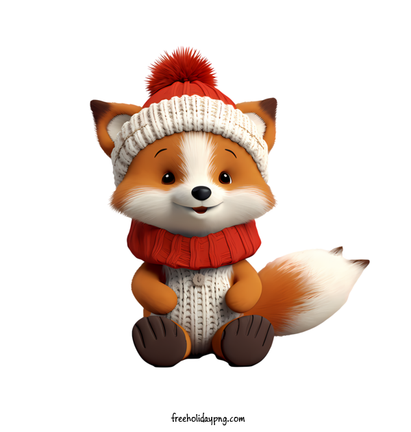 Transparent Christmas Christmas fox fox fur for Christmas fox for Christmas