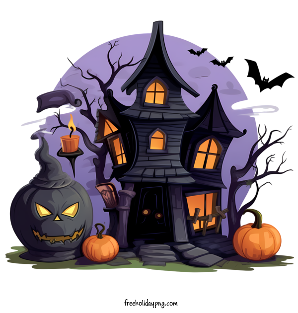 Transparent Halloween Halloween haunted house Halloween house for Halloween haunted house for Halloween