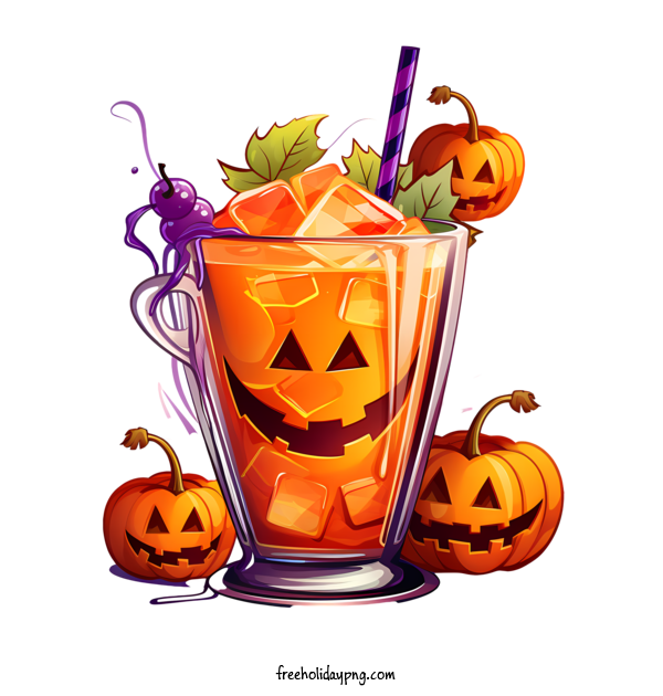 Transparent Halloween Halloween cocktail Halloween pumpkin for Halloween cocktail for Halloween