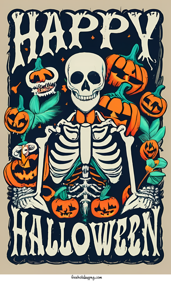 Transparent Halloween Happy Halloween skeleton halloween for Happy Halloween for Halloween