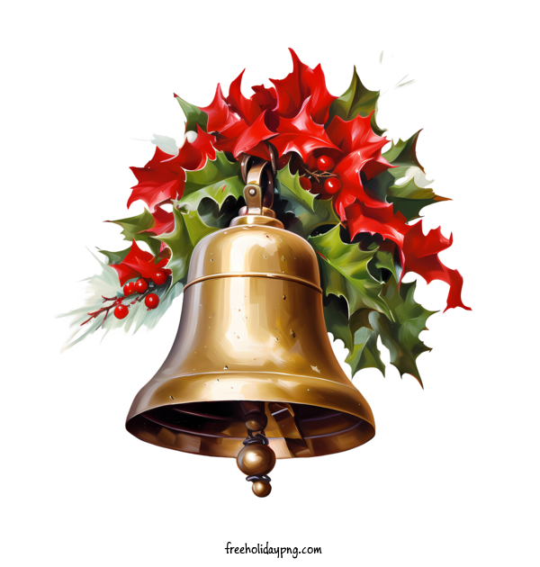 Transparent Christmas Christmas Bell Christmas holly for Christmas Bell for Christmas