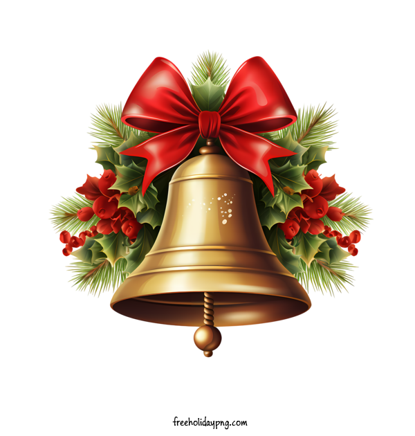 Transparent Christmas Christmas Bell holly bells for Christmas Bell for Christmas