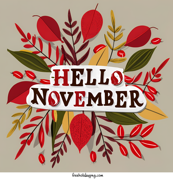 Transparent November Hello November hello november for Hello November for November