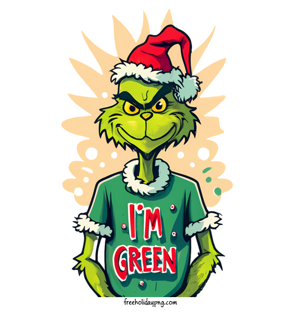 Transparent Christmas Christmas Grinch happy green for Christmas Grinch for Christmas