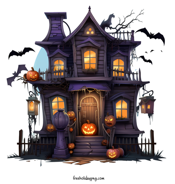 Transparent Halloween Halloween haunted house haunted house halloween for Halloween haunted house for Halloween