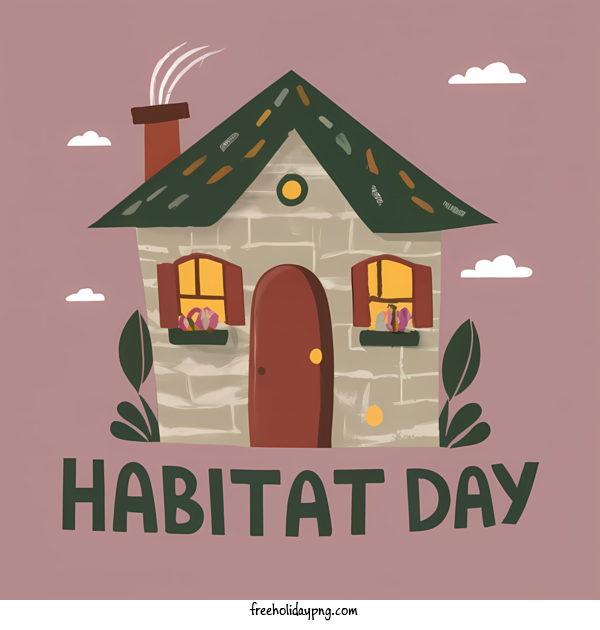 Transparent World Habitat Day World Habitat Day Home Cottage for Habitat Day for World Habitat Day