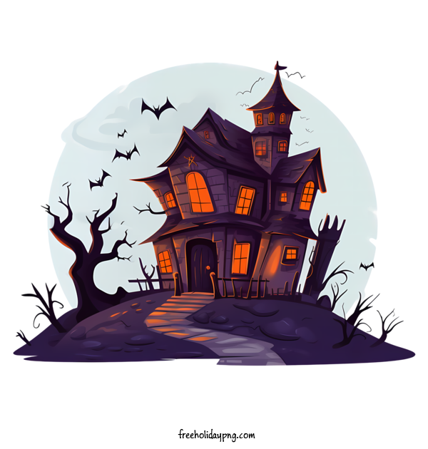 Transparent Halloween Halloween haunted house ghost halloween for Halloween haunted house for Halloween