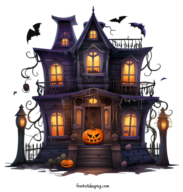 Transparent Halloween Halloween haunted house haunted house halloween for Halloween haunted house for Halloween