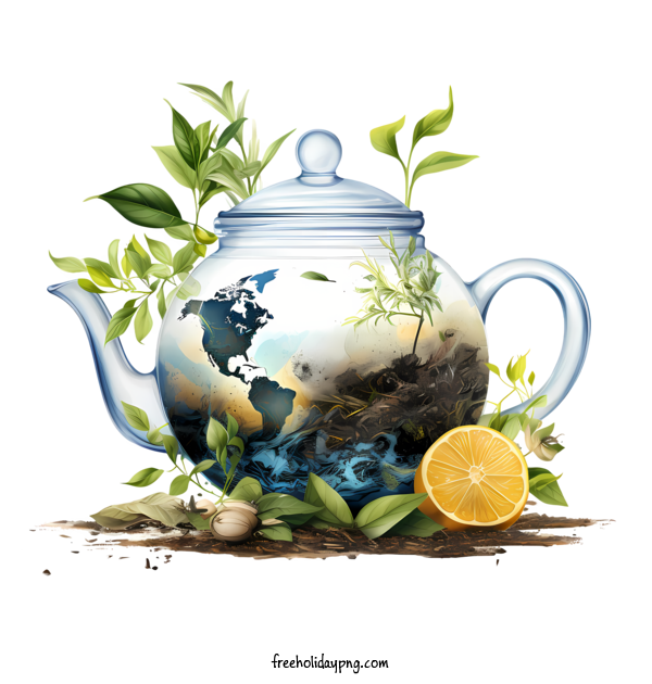 Transparent International Tea Day International Tea Day tea pot earth for Tea Day for International Tea Day