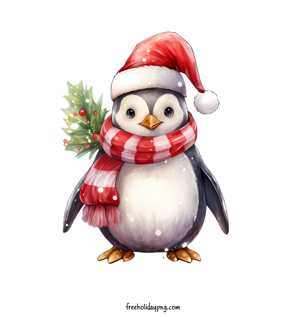 Transparent Christmas Christmas penguin cute cartoon for Christmas penguin for Christmas