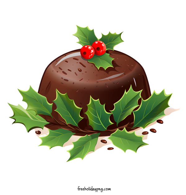 Transparent Christmas Christmas Pudding chocolate christmas dessert for Christmas Pudding for Christmas