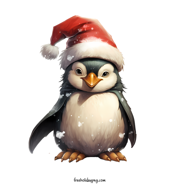 Transparent Christmas Christmas penguin penguin santa claus hat for Christmas penguin for Christmas