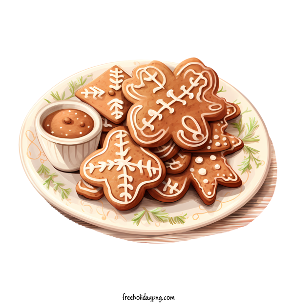 Transparent Gingerbread Cookie Day Gingerbread man Cookies gingerbread for Christmas cookie for Gingerbread Cookie Day
