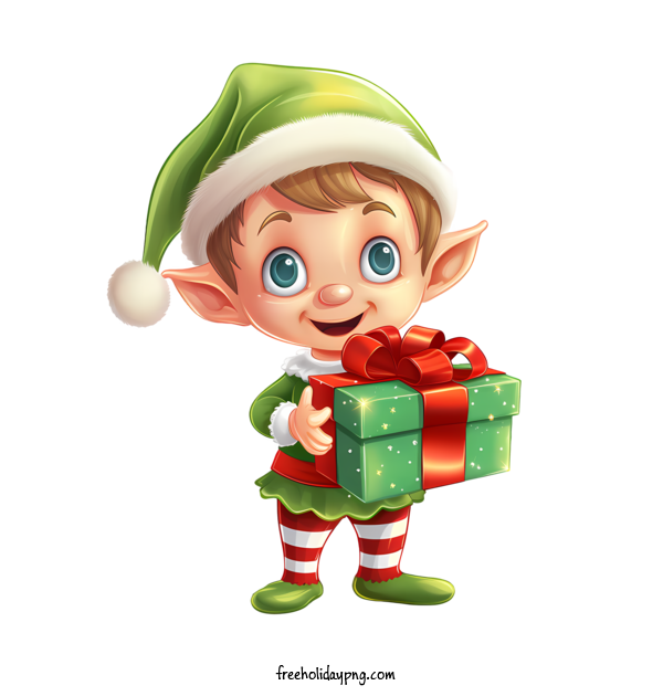Transparent Christmas Christmas elf cute funny for Christmas elf for Christmas
