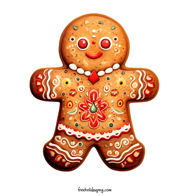 Transparent Gingerbread Cookie Day Gingerbread man gingerbread man decorative for Christmas cookie for Gingerbread Cookie Day