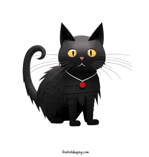 Transparent Halloween Halloween Black Cat black cat scary for Halloween Black Cat for Halloween
