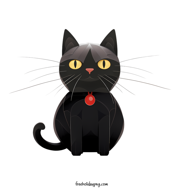 Transparent Halloween Halloween Black Cat black cat adorable for Halloween Black Cat for Halloween