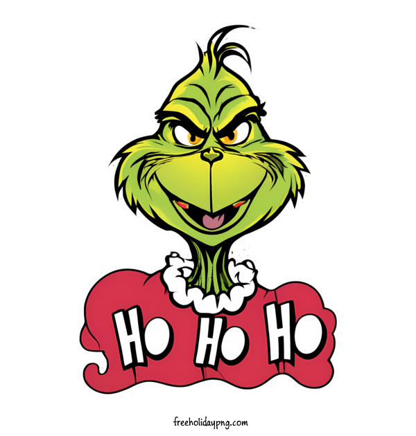 Transparent Christmas Christmas Grinch goblin grin for Christmas Grinch for Christmas