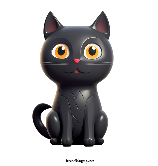 Transparent Halloween Halloween Black Cat cute black for Halloween Black Cat for Halloween