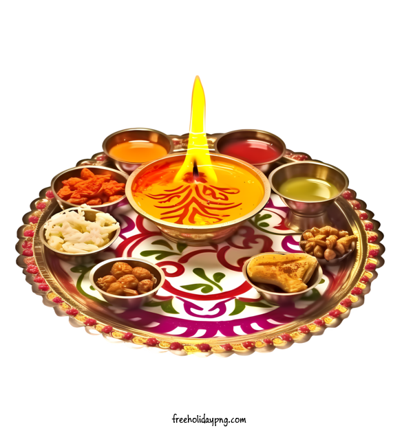 Transparent Diwali Diya colorful traditional for Diya for Diwali