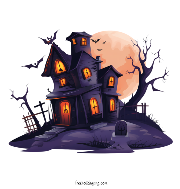 Transparent Halloween Halloween Haunted House halloween spooky for Halloween Haunted House for Halloween